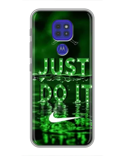 Чохол для Motorola MOTO G9 Play з картинкою «Зелений неоновий Nike»