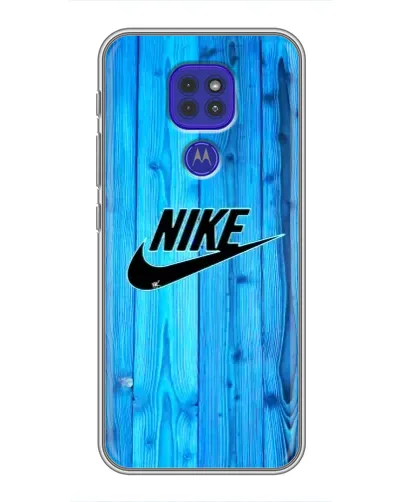 Чохол для Motorola MOTO G9 Play з картинкою «Блакитне дерево Nike»