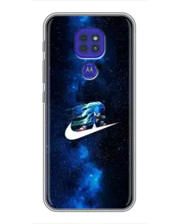 Чохол для Motorola MOTO G9 Play з картинкою «Зірковий шлях Nike»