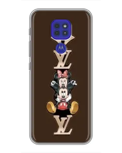Чохол для Motorola MOTO G9 Play з картинкою «LV та Міккі Маус»