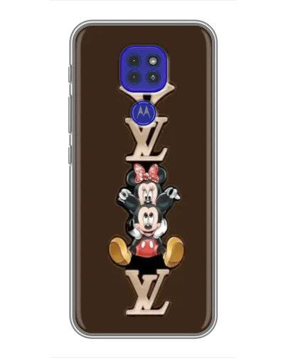 Чохол для Motorola MOTO G9 Play з картинкою «LV та Міккі Маус»