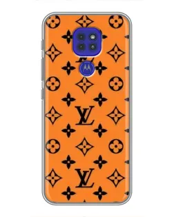 Чохол для Motorola MOTO G9 Play з картинкою «Помаранчевий стиль LV»