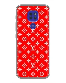 Чохол для Motorola MOTO G9 Play з картинкою «Яскравий паттерн LV»