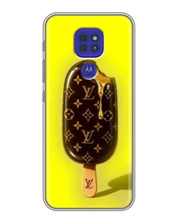 Чохол для Motorola MOTO G9 Play з картинкою «Морозиво від LV»