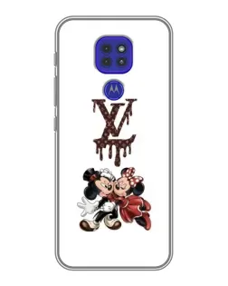 Чохол для Motorola MOTO G9 Play з картинкою «LV та Міккі Маус»