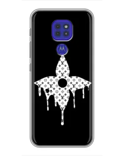 Чохол для Motorola MOTO G9 Play з картинкою «Квіткова монограма»