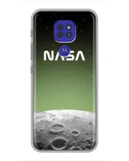 Чохол для Motorola MOTO G9 Play з картинкою «NASA — місячний градієнт»