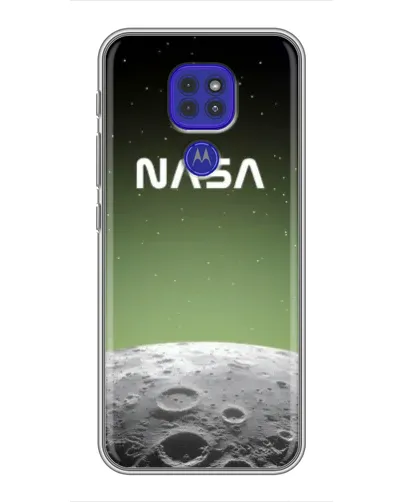 Чохол для Motorola MOTO G9 Play з картинкою «NASA — місячний градієнт» Чохол для Motorola MOTO G9 Play з картинкою «NASA — місячний градієнт»