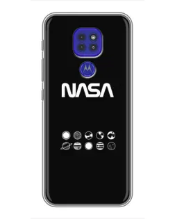 Чохол для Motorola MOTO G9 Play з картинкою «NASA — технічний принт»