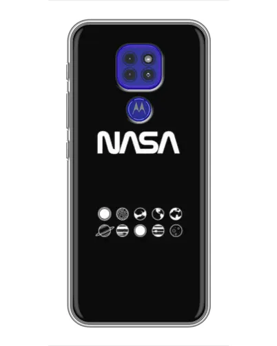 Чохол для Motorola MOTO G9 Play з картинкою «NASA — технічний принт» Чохол для Motorola MOTO G9 Play з картинкою «NASA — технічний принт»