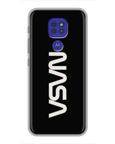 Чохол для Motorola MOTO G9 Play з картинкою «NASA — вертикальний логотип» Чохол для Motorola MOTO G9 Play з картинкою «NASA — вертикальний логотип»