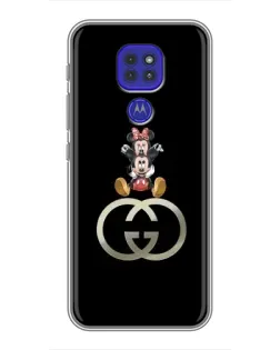 Чохол для Motorola MOTO G9 Play з картинкою «Мінні Маус на лого»