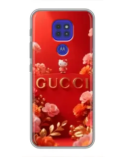 Чохол для Motorola MOTO G9 Play з картинкою «Gucci — золотий сад»