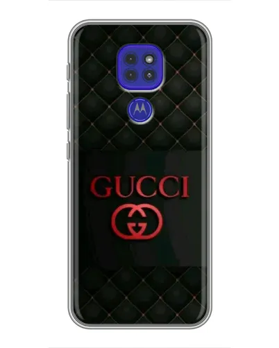 Чохол для Motorola MOTO G9 Play з картинкою «Gucci — стьобаний чорний»