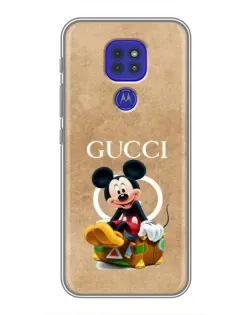 Чохол для Motorola MOTO G9 Play з картинкою «Міккі Маус Gucci — крафт»