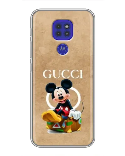 Чохол для Motorola MOTO G9 Play з картинкою «Міккі Маус Gucci — крафт»