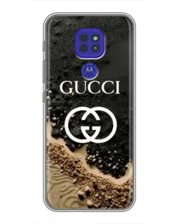 Чохол для Motorola MOTO G9 Play з картинкою «Gucci — піщані дюни»