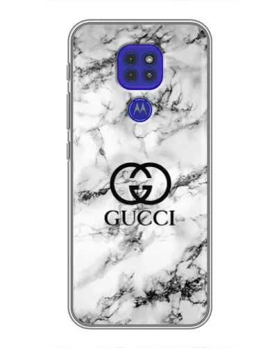 Чохол для Motorola MOTO G9 Play з картинкою «Gucci — мармуровий шик»