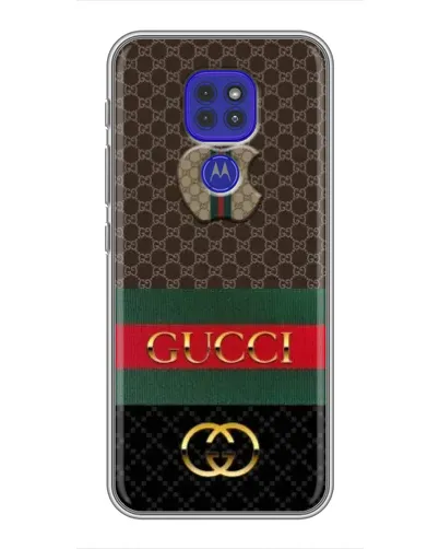 Чохол для Motorola MOTO G9 Play з картинкою «Gucci — брендований десерт»