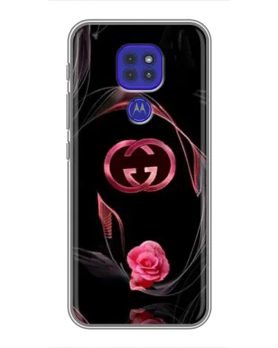 Чохол для Motorola MOTO G9 Play з картинкою «Gucci — неонова троянда»
