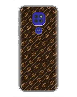 Чохол для Motorola MOTO G9 Play з картинкою «Gucci — золоті діагоналі»