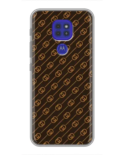 Чохол для Motorola MOTO G9 Play з картинкою «Gucci — золоті діагоналі»