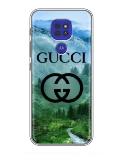 Чохол для Motorola MOTO G9 Play з картинкою «Gucci — гірський пейзаж»