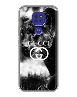 Чехол для Motorola MOTO G9 Play с картинкой «Gucci — дикая природа»