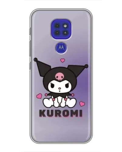Чехол для Motorola MOTO G9 Play с картинкой «Kuromi — фиолетовый арт» Чехол для Motorola MOTO G9 Play с картинкой «Kuromi — фиолетовый арт»
