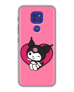 Чехол для Motorola MOTO G9 Play с картинкой «Kuromi — любовь в сердце» Чехол для Motorola MOTO G9 Play с картинкой «Kuromi — любовь в сердце»