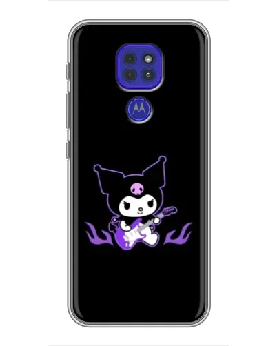 Чехол для Motorola MOTO G9 Play с картинкой «Электрическая Kuromi» Чехол для Motorola MOTO G9 Play с картинкой «Электрическая Kuromi»