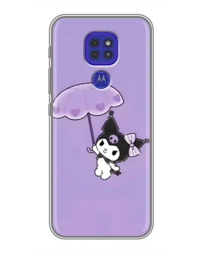 Чехол для Motorola MOTO G9 Play с картинкой «Kuromi с зонтиком» Чехол для Motorola MOTO G9 Play с картинкой «Kuromi с зонтиком»