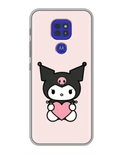 Чехол для Motorola MOTO G9 Play с картинкой «Kuromi и сердце» Чехол для Motorola MOTO G9 Play с картинкой «Kuromi и сердце»