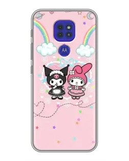 Чехол для Motorola MOTO G9 Play с картинкой «My Melody и Kuromi» Чехол для Motorola MOTO G9 Play с картинкой «My Melody и Kuromi»
