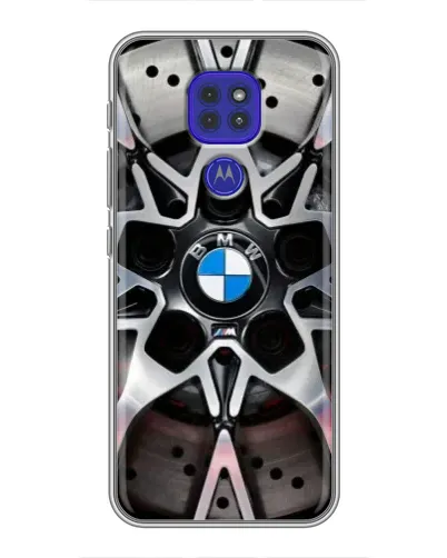 Чехол для Motorola MOTO G9 Play с картинкой «BMW — деталь диска» Чехол для Motorola MOTO G9 Play с картинкой «BMW — деталь диска»