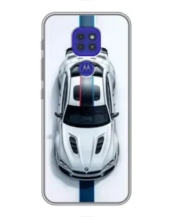 Чехол для Motorola MOTO G9 Play с картинкой «Вид сверху — BMW M» Чехол для Motorola MOTO G9 Play с картинкой «Вид сверху — BMW M»