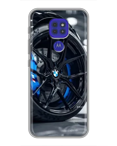 Чехол для Motorola MOTO G9 Play с картинкой «Колесо BMW вблизи» Чехол для Motorola MOTO G9 Play с картинкой «Колесо BMW вблизи»