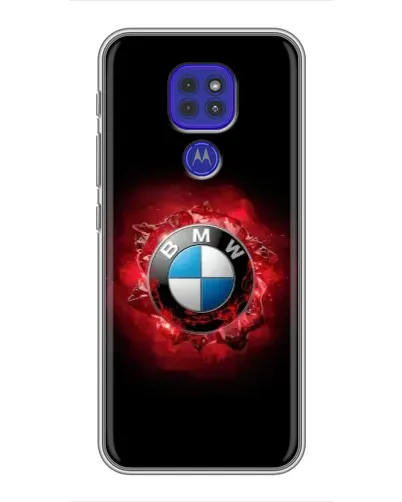 Чехол для Motorola MOTO G9 Play с картинкой «Логотип BMW — вспышка» Чехол для Motorola MOTO G9 Play с картинкой «Логотип BMW — вспышка»