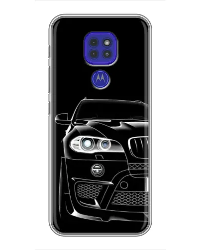 Чехол для Motorola MOTO G9 Play с картинкой «Темный силуэт BMW» Чехол для Motorola MOTO G9 Play с картинкой «Темный силуэт BMW»