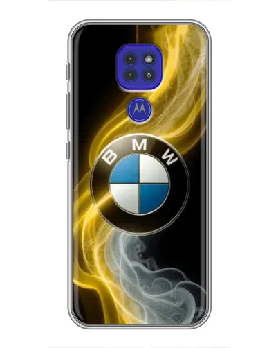 Чехол для Motorola MOTO G9 Play с картинкой «Золотистый дым BMW» Чехол для Motorola MOTO G9 Play с картинкой «Золотистый дым BMW»