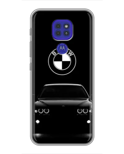 Чехол для Motorola MOTO G9 Play с картинкой «BMW — взгляд из темноты» Чехол для Motorola MOTO G9 Play с картинкой «BMW — взгляд из темноты»