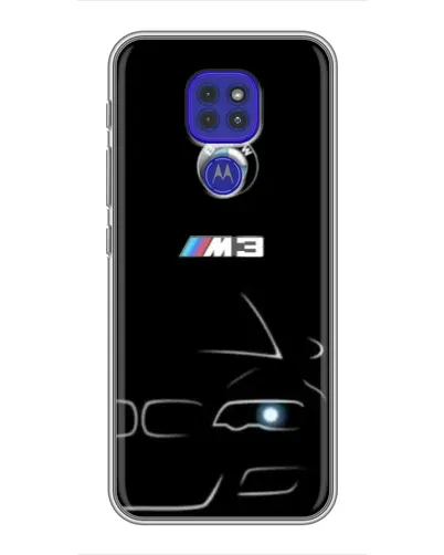 Чехол для Motorola MOTO G9 Play с картинкой «Минималистичный принт BMW M3» Чехол для Motorola MOTO G9 Play с картинкой «Минималистичный принт BMW M3»