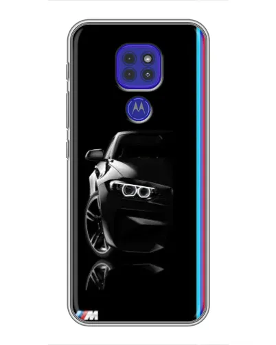 Чехол для Motorola MOTO G9 Play с картинкой «Силуэт BMW в темноте» Чехол для Motorola MOTO G9 Play с картинкой «Силуэт BMW в темноте»