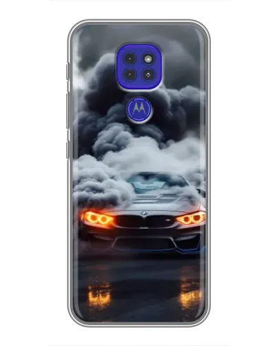 Чехол для Motorola MOTO G9 Play с картинкой «BMW в дыму» Чехол для Motorola MOTO G9 Play с картинкой «BMW в дыму»
