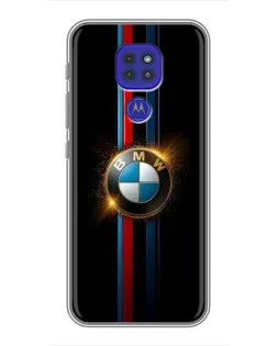 Чехол для Motorola MOTO G9 Play с картинкой «BMW M-Power неон»