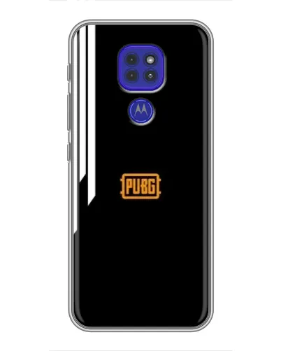 Чехол для Motorola MOTO G9 Play с картинкой «PUBG — вертикальные линии»