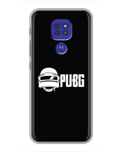 Чехол для Motorola MOTO G9 Play с картинкой «PUBG — классический лого»