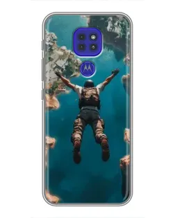 Чехол для Motorola MOTO G9 Play с картинкой «PUBG — свободное падение»