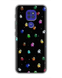 Чехол для Motorola MOTO G9 Play с картинкой «Экипаж Among Us»