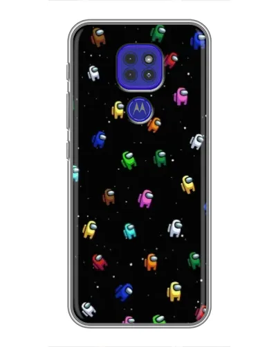 Чехол для Motorola MOTO G9 Play с картинкой «Экипаж Among Us»